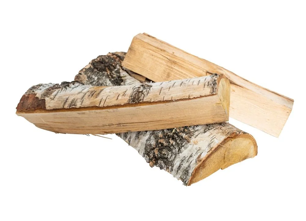 Birke 1 RM · 25 cm — Birke · helle Scheite