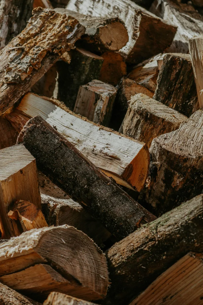 Buche 3 SRM · 25 cm — Gespaltenes Holz · Praxisbeispiel
