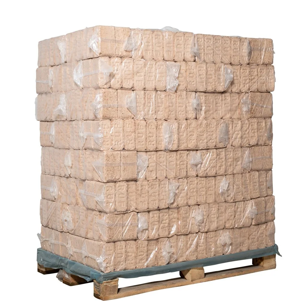 RUF Buchenbriketts · 960 kg — RUF-Buchenbriketts · Palette